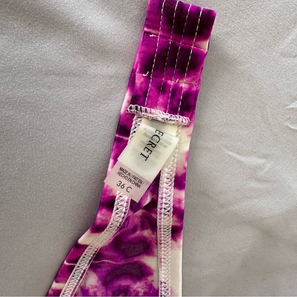 Victoria’s Secret Bikini Set Bandeau Bikini Top & Foldover Bottom - Picture 3 of 4